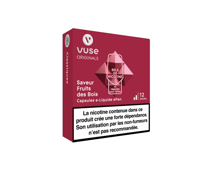 Vuse ePen Capsules epen Fruits des bois Sels de nicotine (2ml)