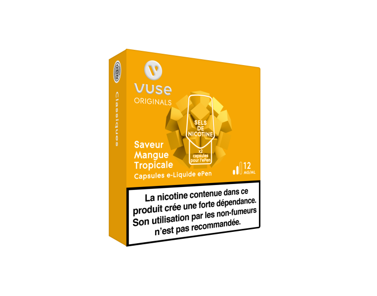 Vuse ePen Capsules epen Mangue Tropicale Sels de nicotine (2ml)