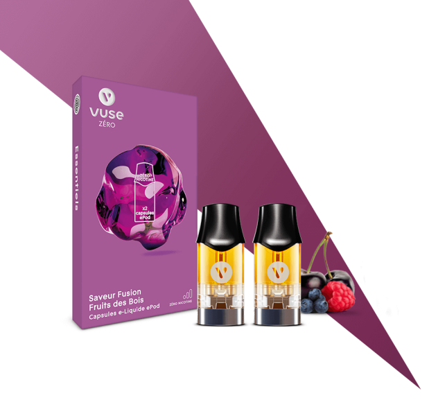 Vuse ePod Capsules ePod Fusion Fruits des Bois sels de Nicotine (2ml)
