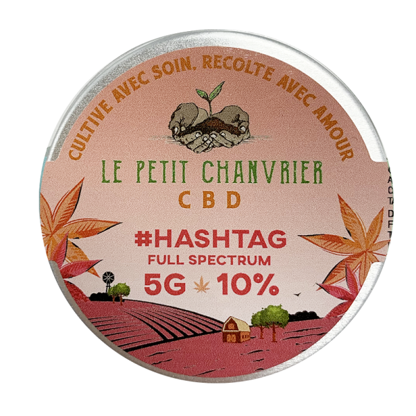 Petit chanvrier - Hashtag CBD Solide 10% - 5g