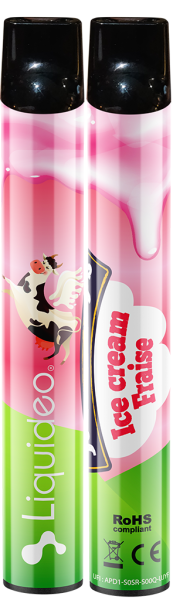 Wpuff - ICE CREAM FRAISES - 600 bouffées