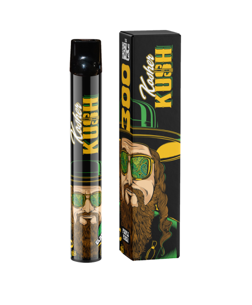 ECIG JETABLE - KOSHER KUSH -CBD 500mg/10ml - notes gourmandes - 800 Bouffées -