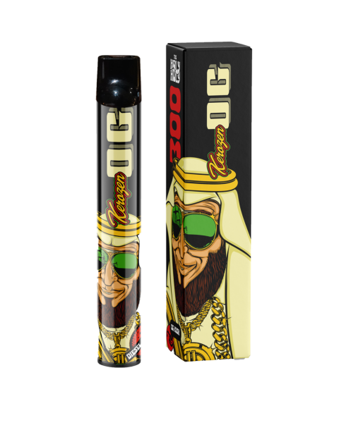 ECIG JETABLE - KEROZEN - CBD 500mg/10ml, aux notes d'aggrûmes - 800 Bouffées -