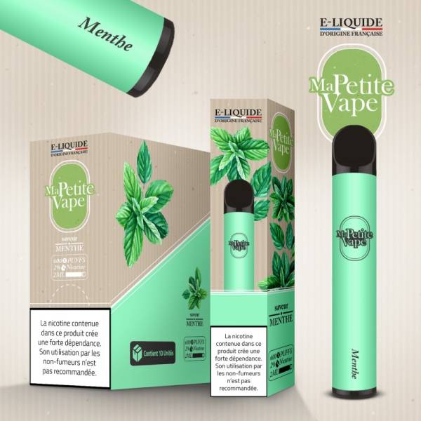 Ma petite vape -Menthe - 600 Puff