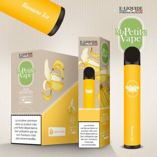 Ma petite vape -Banane Ice - 600 puff