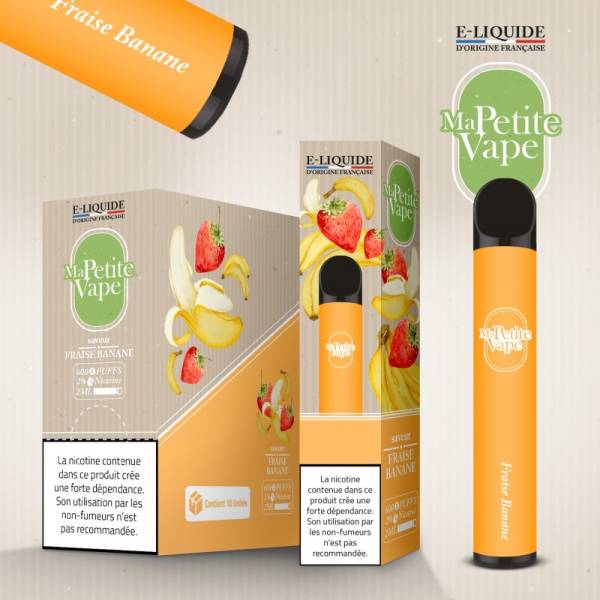 Ma petite vape - Fraise Banane - 600 puff