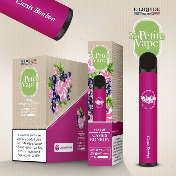 Ma petite vape - Cassis bonbon - 600 puff