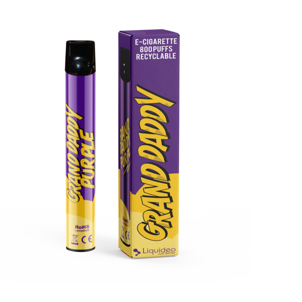ECIG JETABLE - CBD - PURPLE Punch -500mg/10ml  - 800 Bouffées