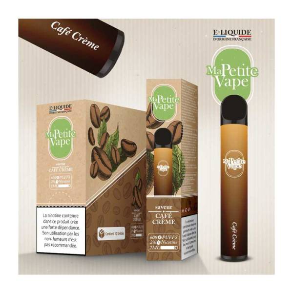 Ma petite Vape- Café crême -- 600 puff