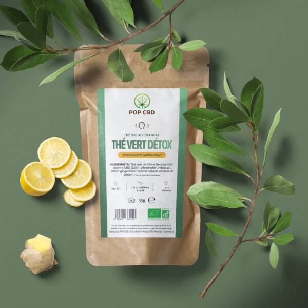 Infusion BIO au Chanvre - THE VERT-DETOX