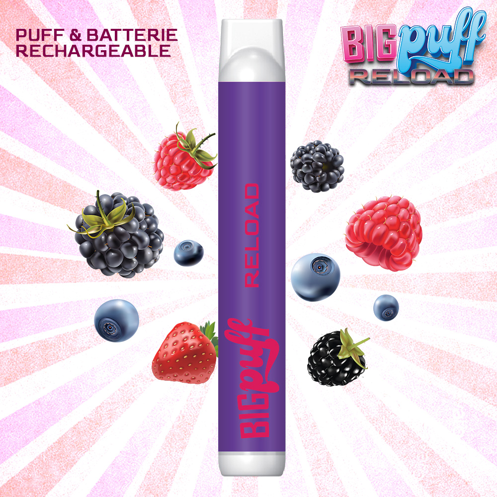 Kit recheargeable Big Puff Reload + 1 recharge