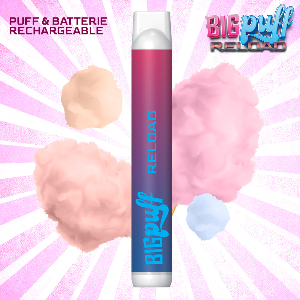Kit recheargeable Big Puff Reload + 1 recharge