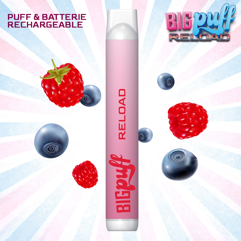 Kit recheargeable Big Puff Reload + 1 recharge