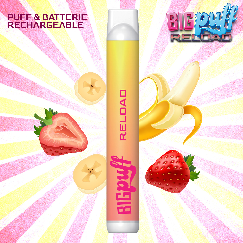 Kit recheargeable Big Puff Reload + 1 recharge