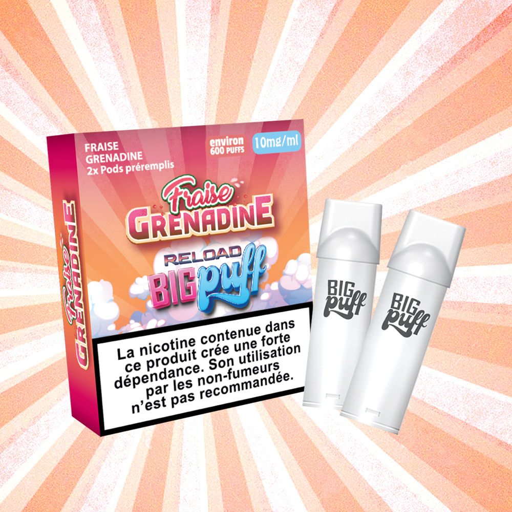 Cartouche Fraise grenadine