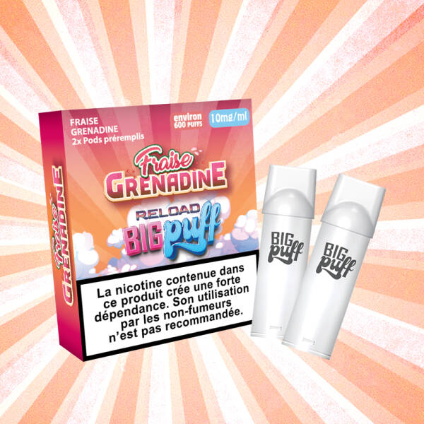 Cartouche Fraise grenadine