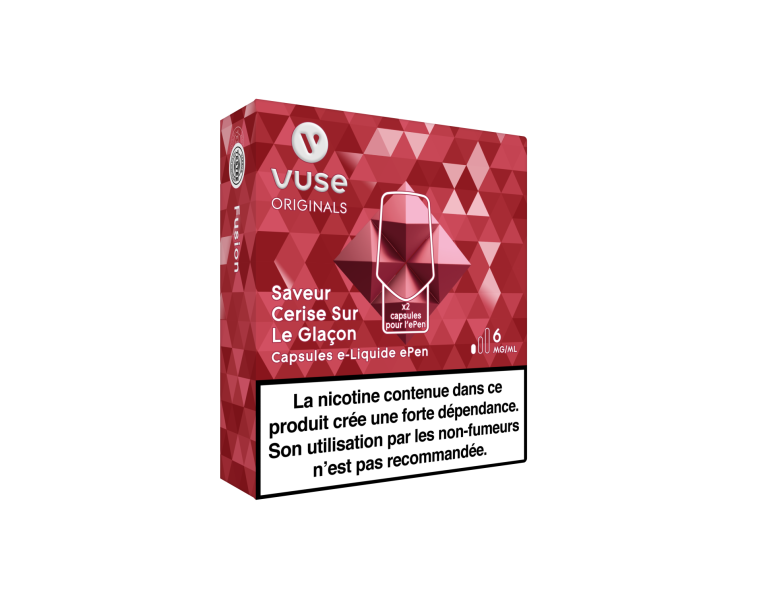 Capsules epen Cerise sur le glaçon