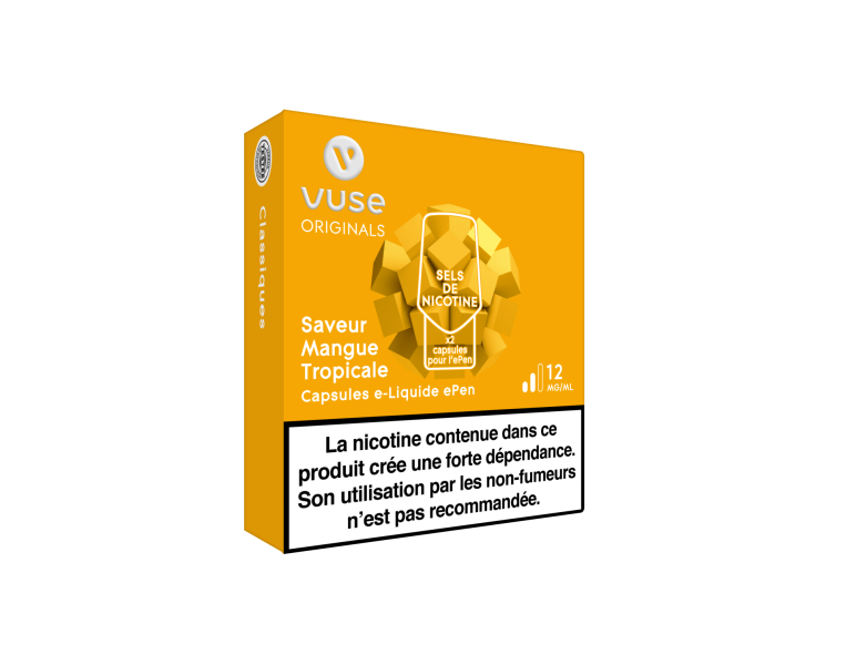 Capsules epen Mangue Tropicale Sels de nicotine