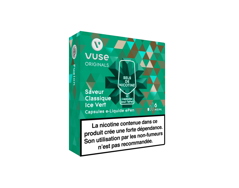 Capsules epen classique Ice vert