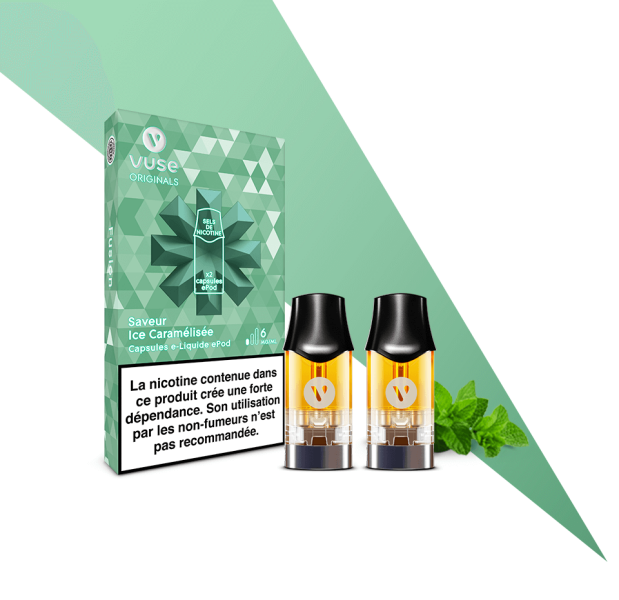 Capsule EPOD - Ice caramélisée Sels de nicotine