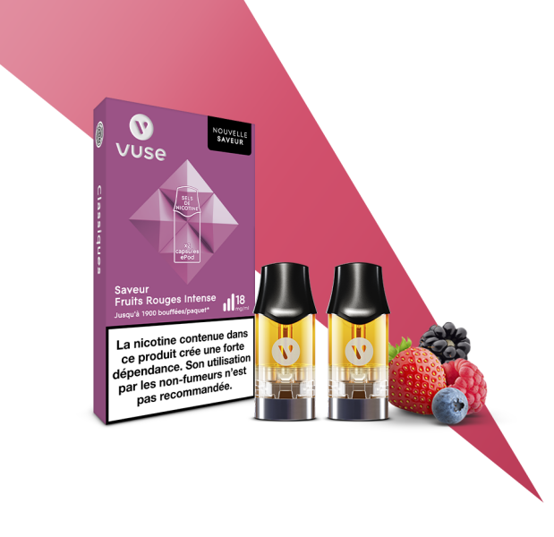 Capsules EPOD - Fruits Rouges intense
