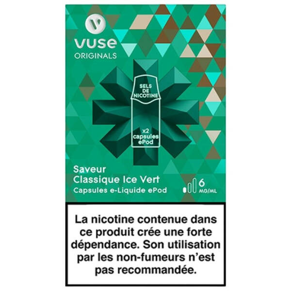 Capsule EPOD - Ice vert sels de nicotine